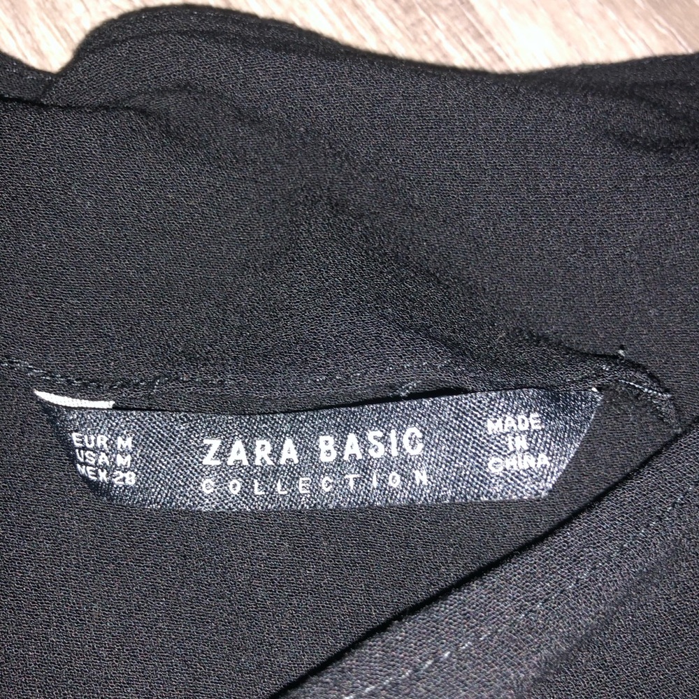 Zara Basic Collection Romper Black Color. - image 4